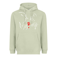 Matcha beauty the beast love Heavyweight Hoodie - linhVisuals
