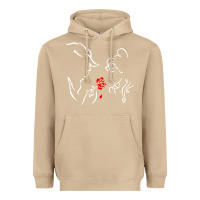 Mushroom beauty the beast love Heavyweight Hoodie - linhVisuals