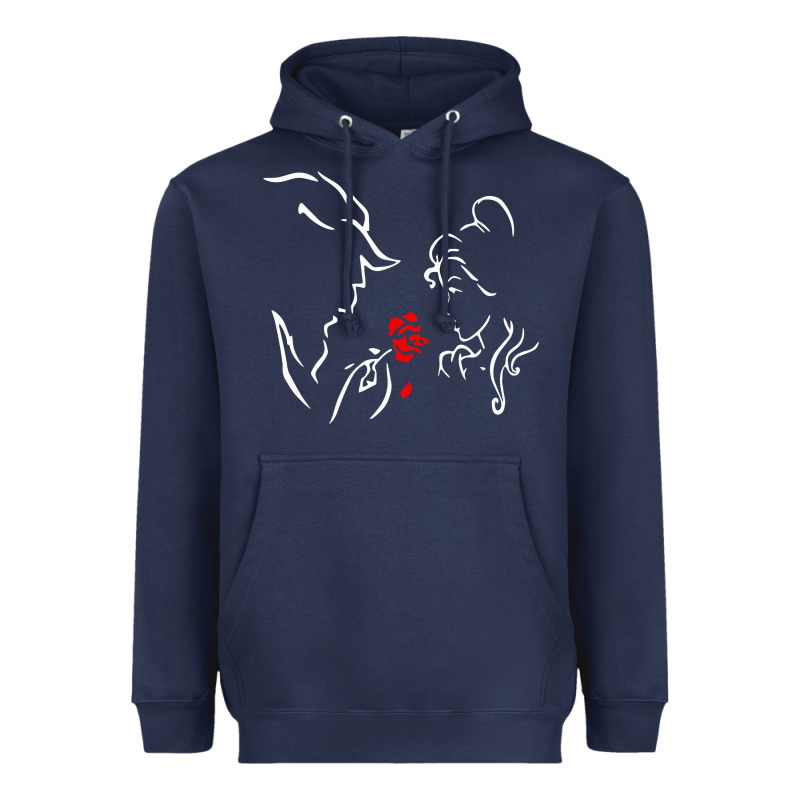 Beauty The Beast Love Heavyweight Hoodie by linhVisuals | Teevron