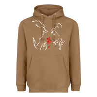 Toasted Coconut beauty the beast love Heavyweight Hoodie - linhVisuals