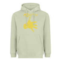 Matcha Midnight Oil colour Heavyweight Hoodie - linhVisuals