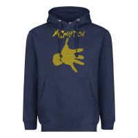 Navy Midnight Oil colour Heavyweight Hoodie - linhVisuals