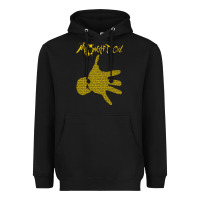 Black Midnight Oil colour Heavyweight Hoodie - linhVisuals