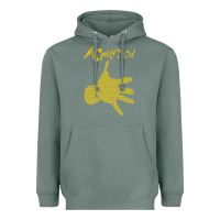 Sage Midnight Oil colour Heavyweight Hoodie - linhVisuals