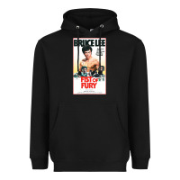Black fist of fury by bruce Heavyweight Hoodie - linhVisuals