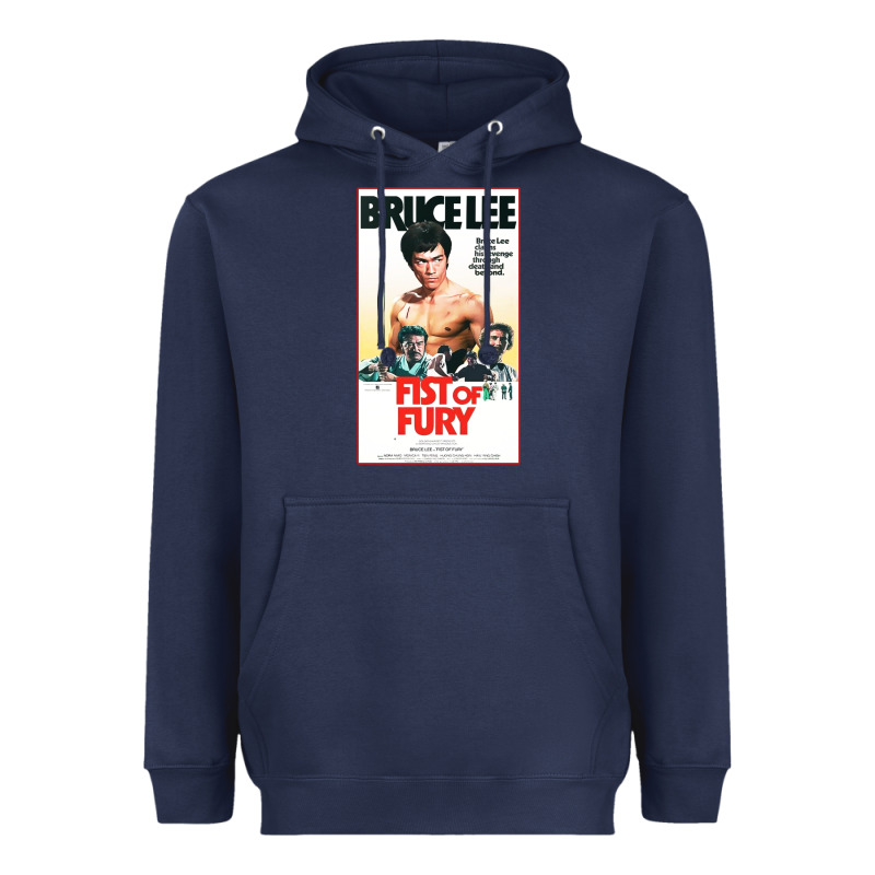 Fist Of Fury By Bruce Heavyweight Hoodie by linhVisuals | Teevron