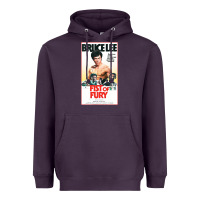 Plum fist of fury by bruce Heavyweight Hoodie - linhVisuals