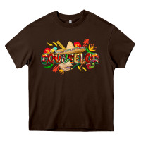 Chocolate Brown cinco de mayo counselor Heavy Core Tee - CowGirlArtShop