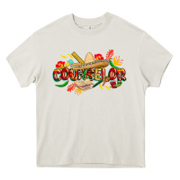 Cream cinco de mayo counselor Heavy Core Tee - CowGirlArtShop
