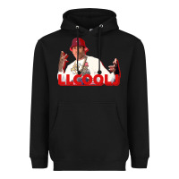 Black ll cool j Heavyweight Hoodie - linhVisuals