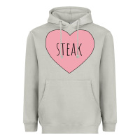 Moon Dust i heart steak Heavyweight Hoodie - linhVisuals