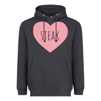 Smoke i heart steak Heavyweight Hoodie - linhVisuals