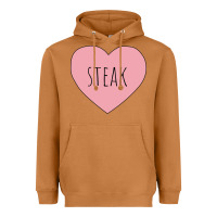 Meerkat i heart steak Heavyweight Hoodie - linhVisuals