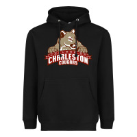 Black charleston cougars Heavyweight Hoodie - linhVisuals
