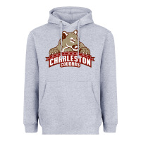 Heather Grey charleston cougars Heavyweight Hoodie - linhVisuals