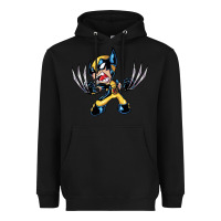 Black wolverine Heavyweight Hoodie - linhVisuals