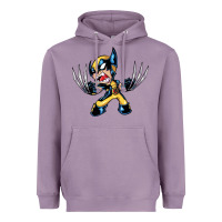 Lavender wolverine Heavyweight Hoodie - linhVisuals