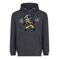 Smoke wolverine Heavyweight Hoodie - linhVisuals