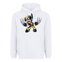 White wolverine Heavyweight Hoodie - linhVisuals
