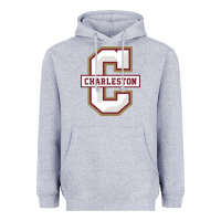 Heather Grey charleston cougars Heavyweight Hoodie - linhVisuals