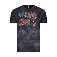 Cloud Black Party in the USA Vintage Tee - FaDigitalArtStudio