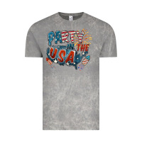 Cloud Rock Party in the USA Vintage Tee - FaDigitalArtStudio