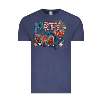 Vintage Denim Party in the USA Vintage Tee - FaDigitalArtStudio