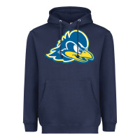 Navy delaware blue hens Heavyweight Hoodie - linhVisuals