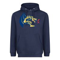 Navy drexel dragons Heavyweight Hoodie - linhVisuals