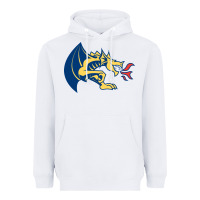 White drexel dragons Heavyweight Hoodie - linhVisuals