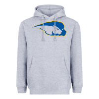 Heather Grey hofstra pride Heavyweight Hoodie - linhVisuals