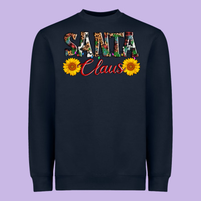 Santa Claus Heavyweight Sweatshirt Designed By Adodesignshop
