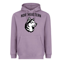 Lavender northeastern huskies Heavyweight Hoodie - linhVisuals