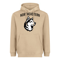 Mushroom northeastern huskies Heavyweight Hoodie - linhVisuals