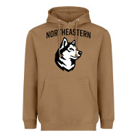 Toasted Coconut northeastern huskies Heavyweight Hoodie - linhVisuals