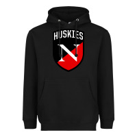 Black northeastern huskies Heavyweight Hoodie - linhVisuals