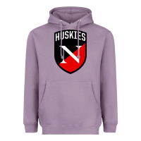 Lavender northeastern huskies Heavyweight Hoodie - linhVisuals