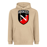 Mushroom northeastern huskies Heavyweight Hoodie - linhVisuals