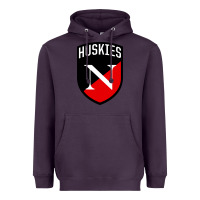 Plum northeastern huskies Heavyweight Hoodie - linhVisuals