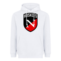 White northeastern huskies Heavyweight Hoodie - linhVisuals