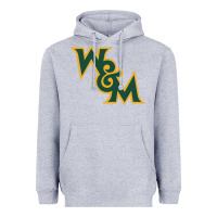 Heather Grey william & mary tribe Heavyweight Hoodie - linhVisuals