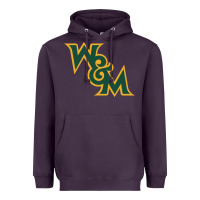 Plum william & mary tribe Heavyweight Hoodie - linhVisuals