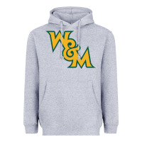 Heather Grey william & mary tribe Heavyweight Hoodie - linhVisuals