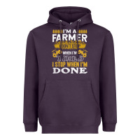 Plum farmer Heavyweight Hoodie - linhVisuals