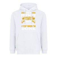 White farmer Heavyweight Hoodie - linhVisuals