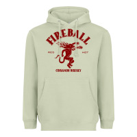 Matcha vintag fireball   whisky Heavyweight Hoodie - linhVisuals