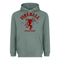 Sage vintag fireball   whisky Heavyweight Hoodie - linhVisuals