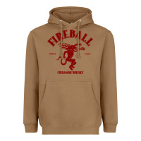 Toasted Coconut vintag fireball   whisky Heavyweight Hoodie - linhVisuals