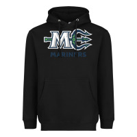 Black maine ice hockey Heavyweight Hoodie - linhVisuals