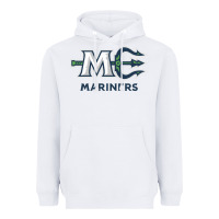 White maine ice hockey Heavyweight Hoodie - linhVisuals